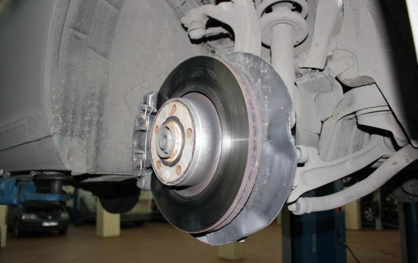 тормозной диск на Ауди спереди