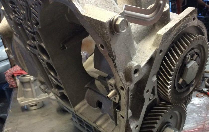 разобранная коробка s-tronic