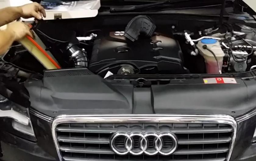 демонтаж воздушного фильтра