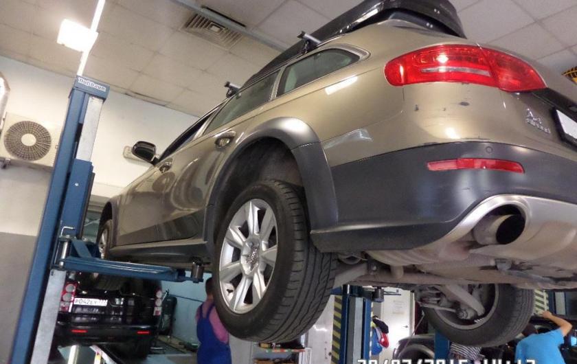 А4 Олроуд на подъемнике