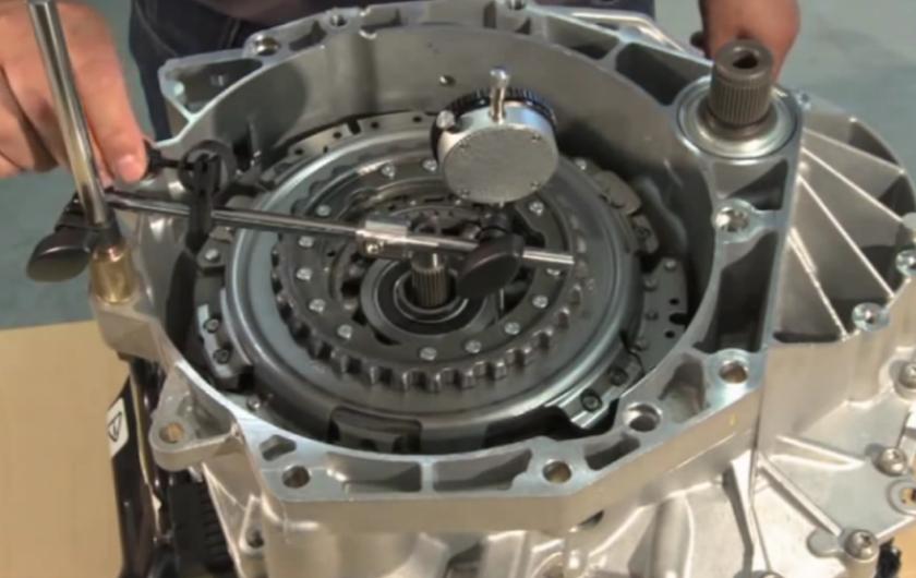 демонтаж сцепления на ДСГ