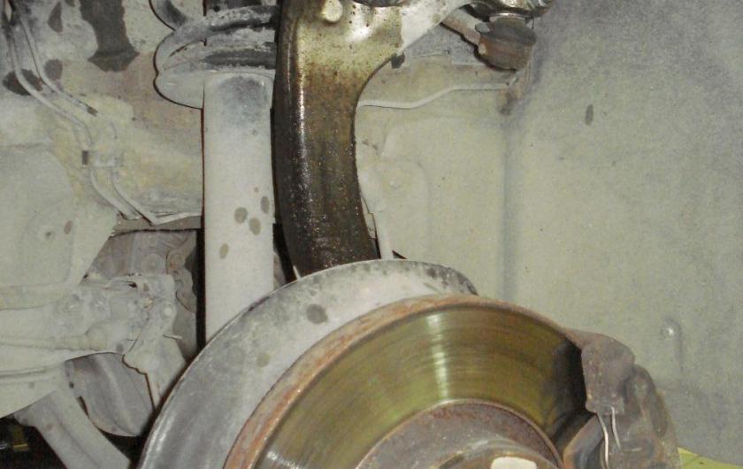 рычаги ходовой и тормоза на Ауди