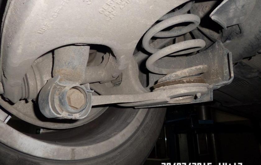 пружина ходовой снизу