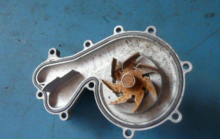 крыльчатка на помпе