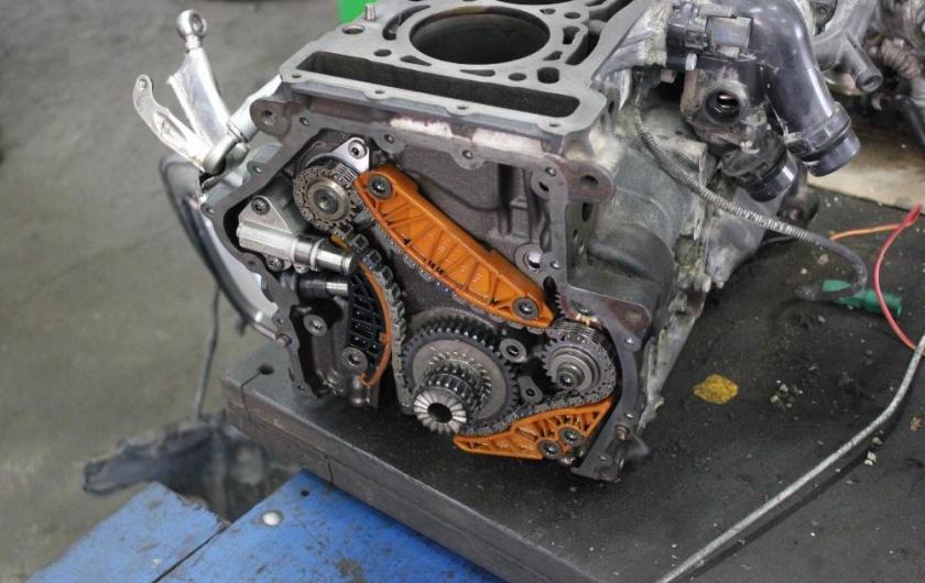 цепной привод ГРМ на моторе ВАГ