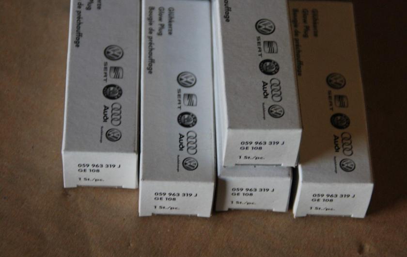 новые свечи зажигания на ВАГ