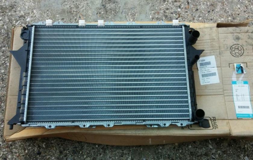 новый радиатор охлаждения двигателя