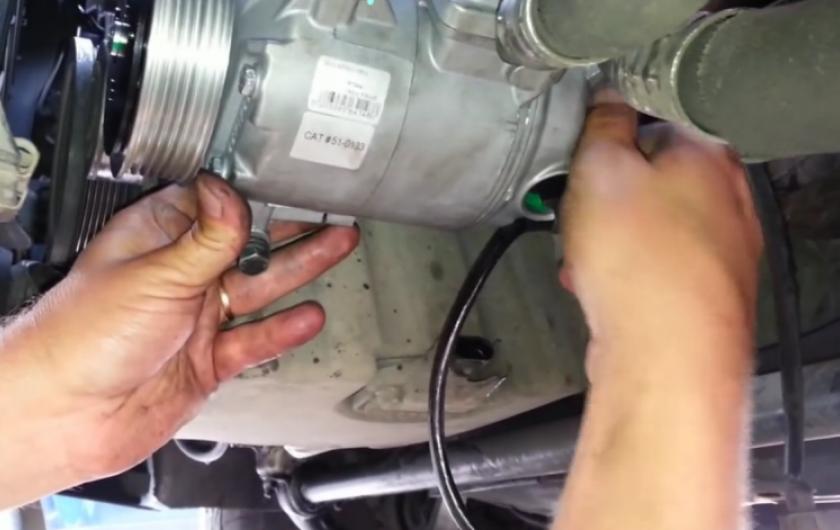 компрессор кондиционера на Ауди