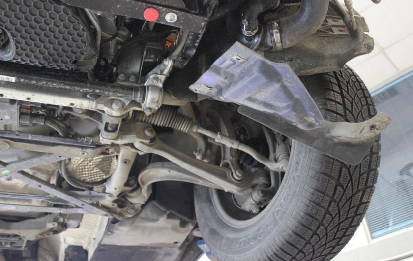 Ку 3 на подъемнике, вид снизу