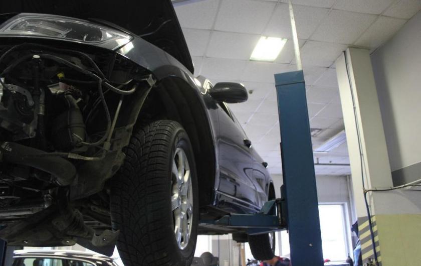 Ку5 на подъемнике