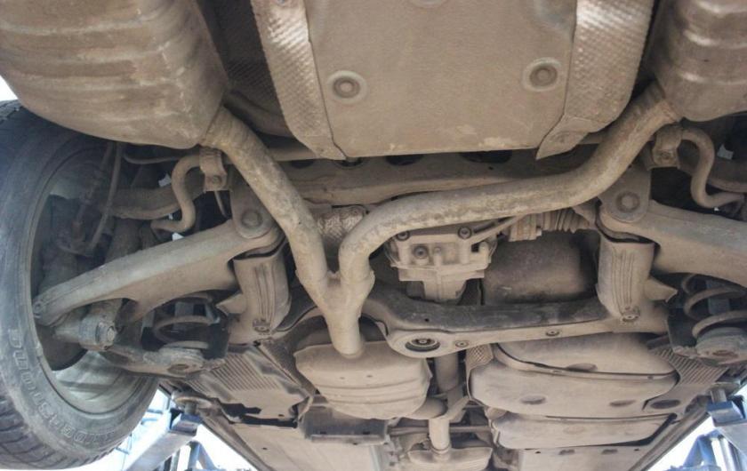 задняя подвеска на Ку 5 снизу