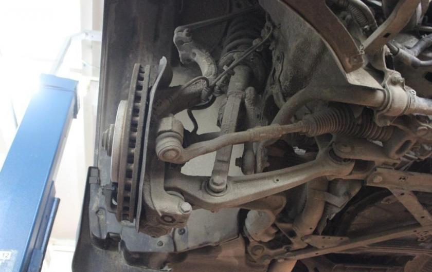 передняя подвеска Ку5 снизу