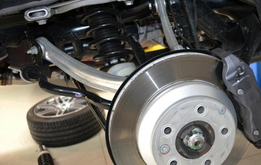 передняя подвеска на Q7