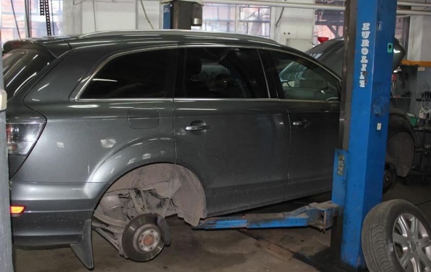 Ку7 на подъемнике