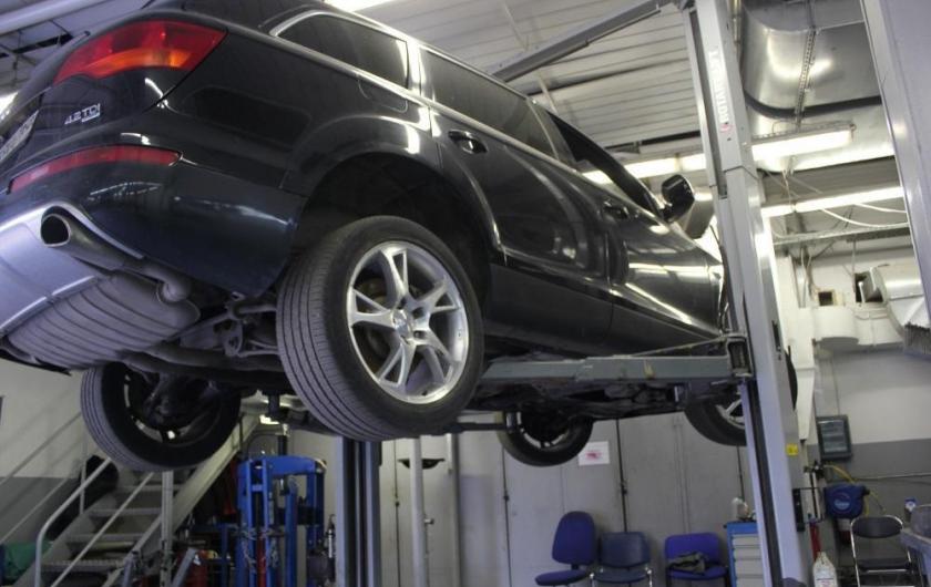 Ку7 на подъемнике