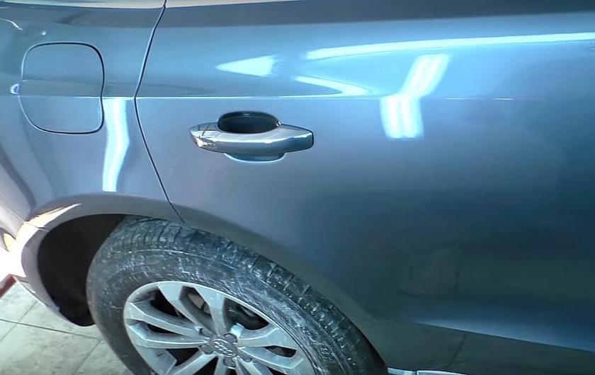 покрашенное крыло