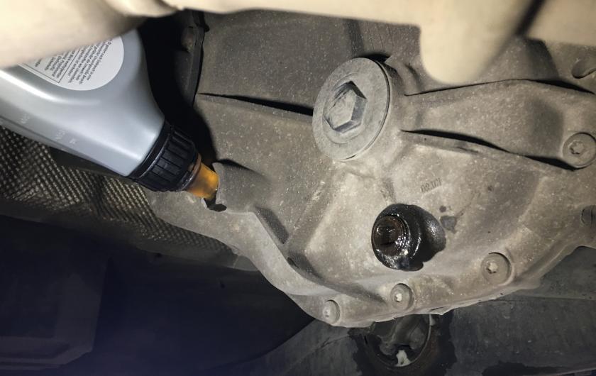 замена масла в раздатке Ауди Q5