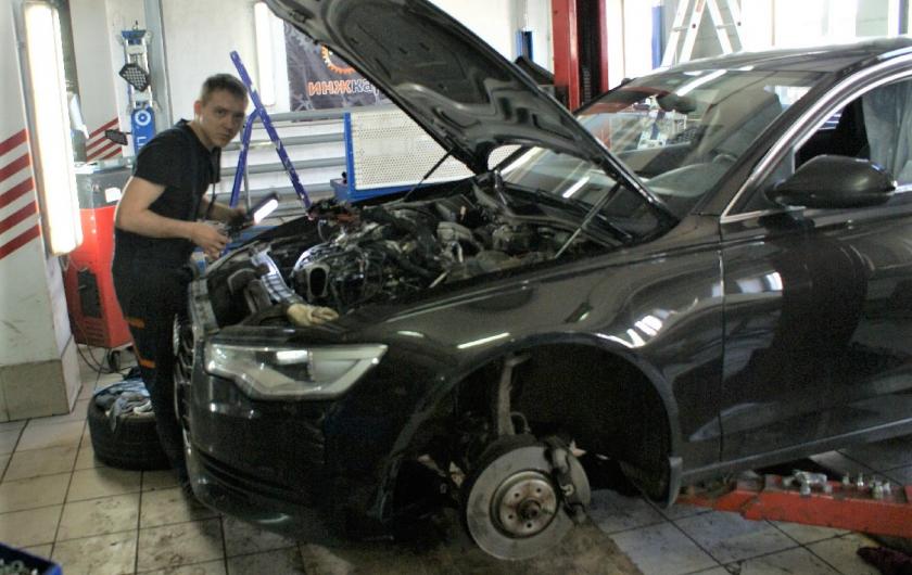 Диагностика Ауди А6 в сервисе