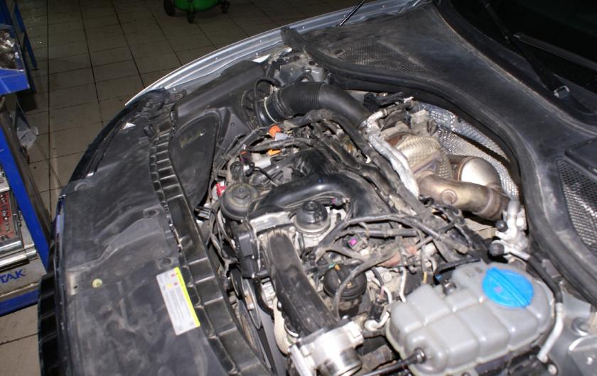 замена термостата Ауди А6