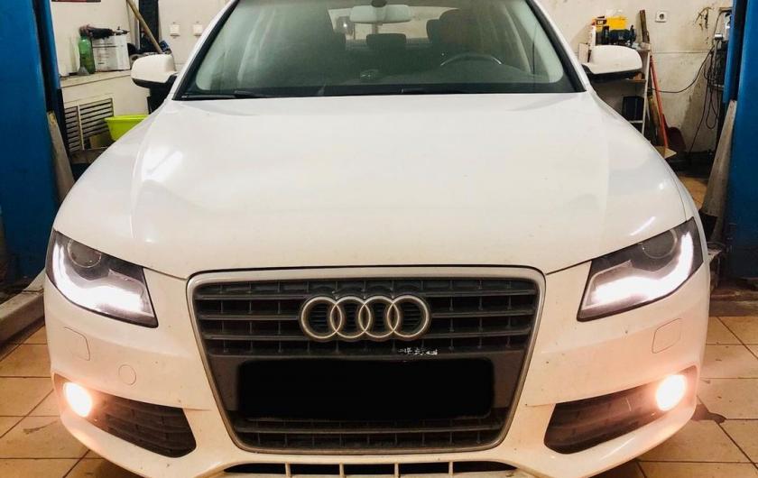 Ауди А4 в автосервисе