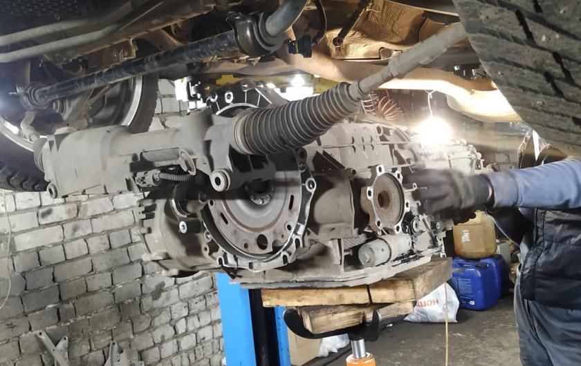 Замена маховика Ауди А5