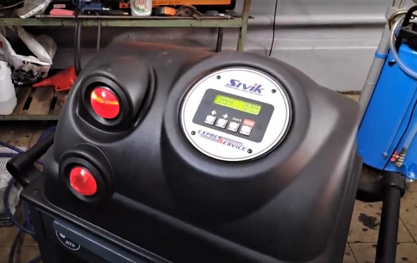 Машина для инструментальной замены масла в АКПП