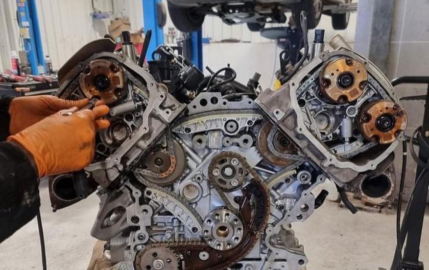 Замена цепи ГРМ Ауди А8