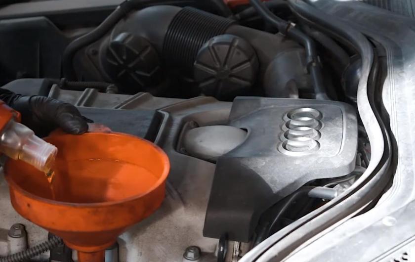 Замена масла Ауди А8