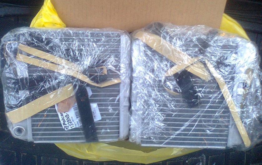 Новые радиаторы отопителя на Ауди А8