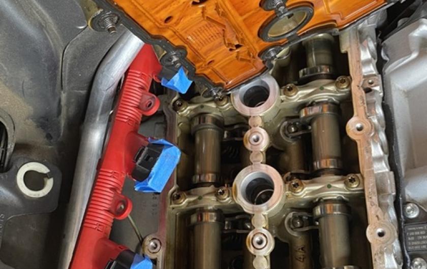 Замена прокладки клапанной крышки Ауди Q5