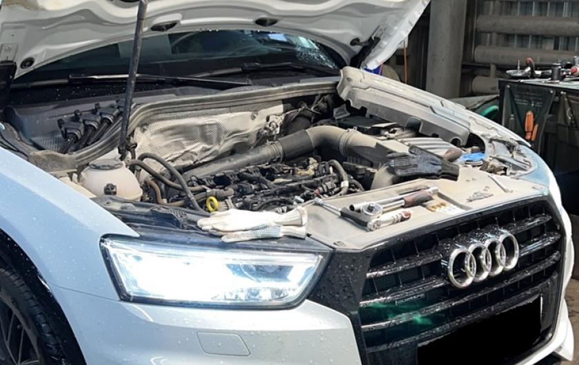 Ауди Q3 готовится к замене цепи ГРМ