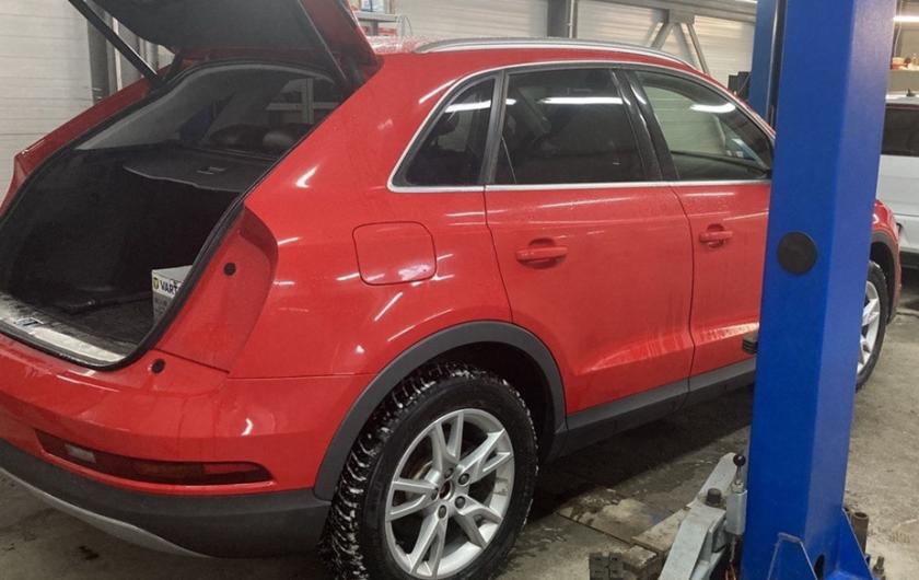 Ауди Q3 перед заменой масла в дифференциале