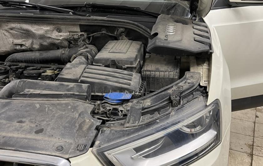 Ауди Q3 перед ремонтом турбины