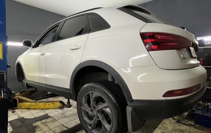 Ауди Q3 в процессе замены привода