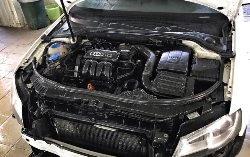 Промывка радиатора Ауди А3