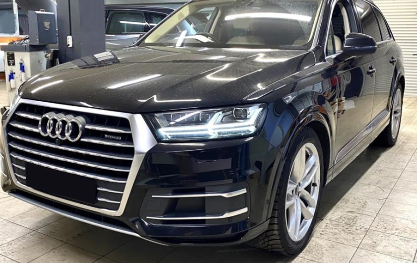 Ауди Q7 после замены маслосъемных колпачков