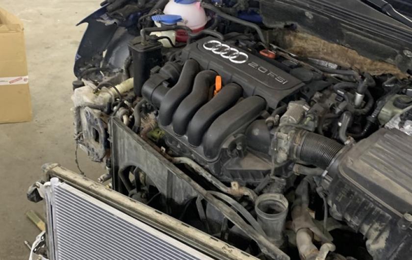 Замена радиатора кондиционера Ауди А3