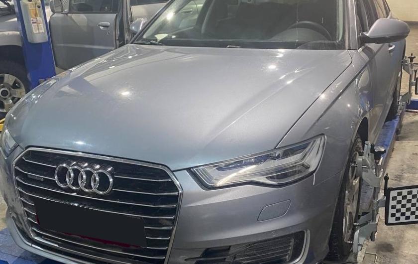 Ауди А6 готовится к замене сальника привода