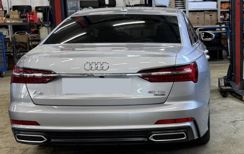 Ауди А6 в автотехцентре на замене турбины