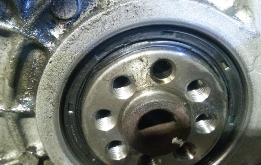 Замена переднего сальника коленвала Ауди А5