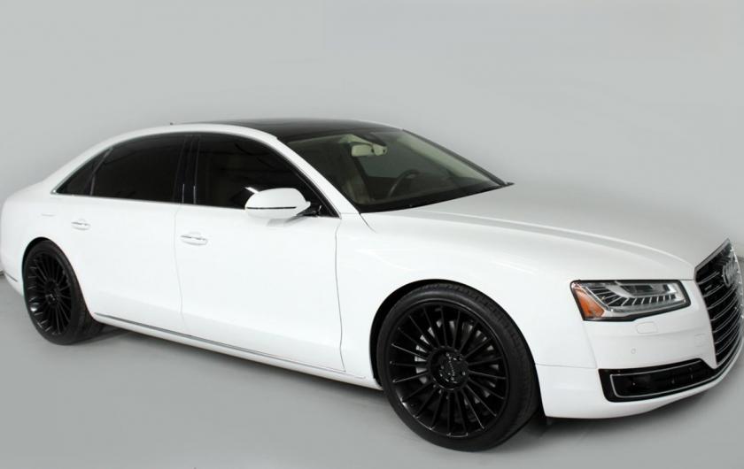 Ауди А8 после диагностики двигателя в автотехцентре