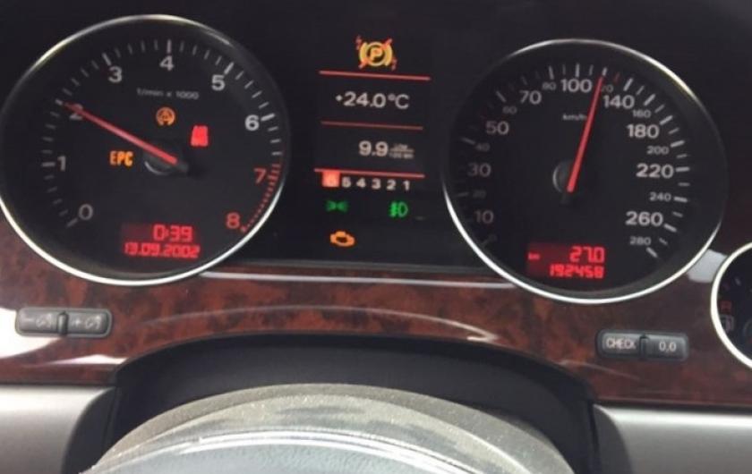 Здесь требуется диагностика двигателя Ауди А8