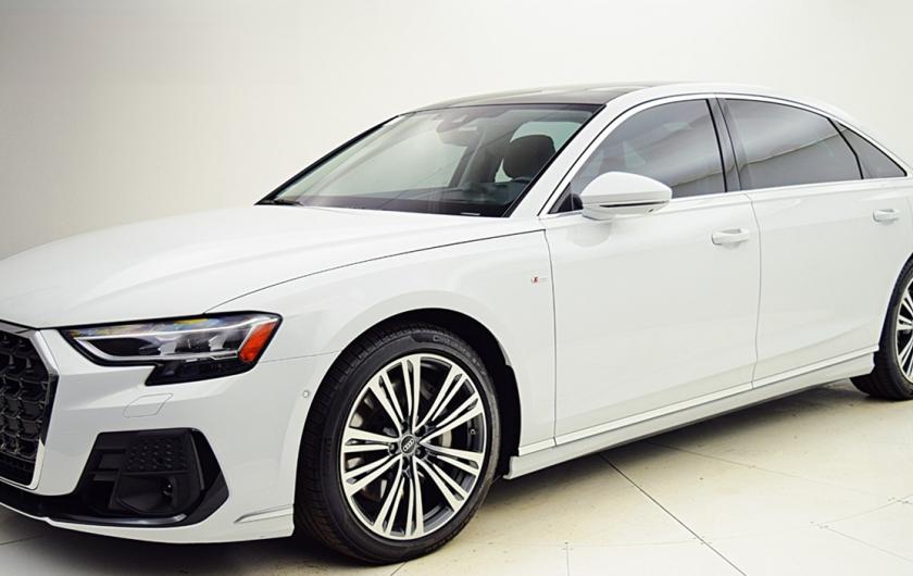 Ауди А8 после ремонта рулевой рейки в автотехцентре