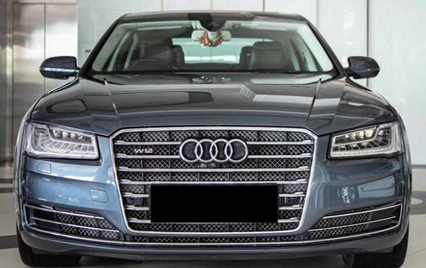 Ауди А8 после заправки кондиционера в автотехцентре