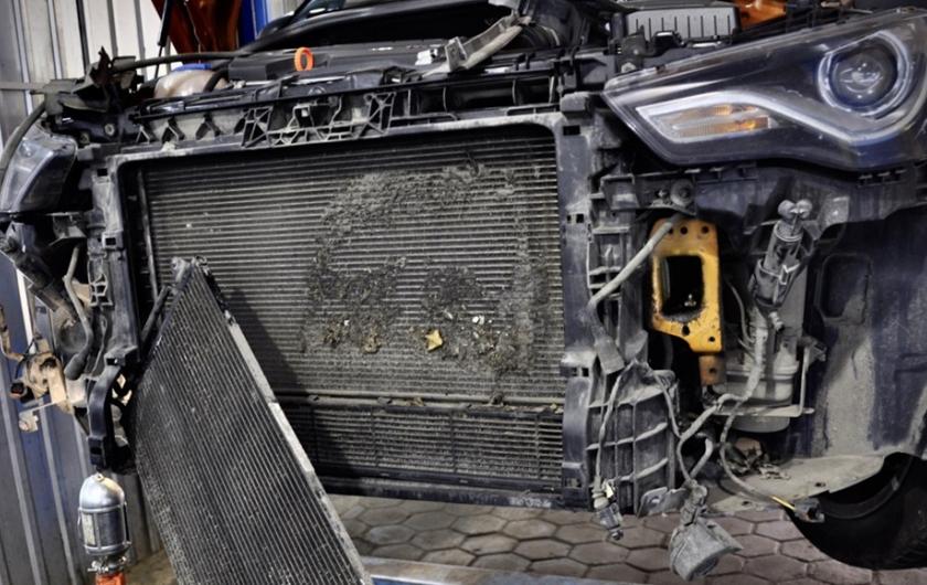 Промывка радиатора Ауди А1