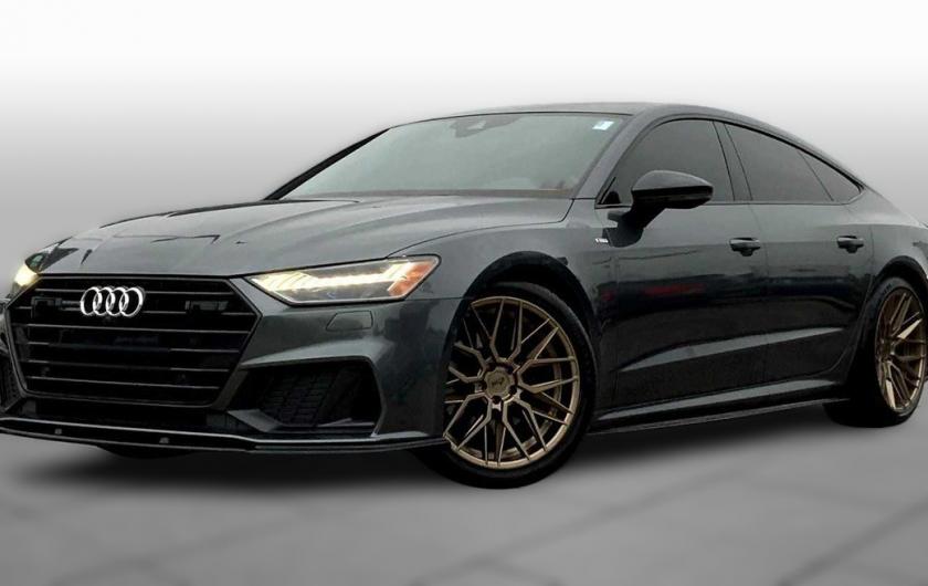 Ауди А7 после регулировки развала и схождения колес в автотехцентре