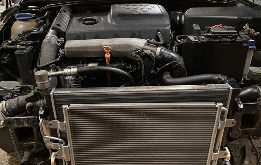 Замена радиатора кондиционера Ауди А1