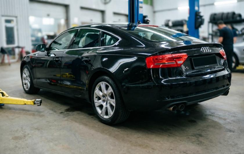 Ауди А5 Спортбэк после технического обслуживания в автосервисе