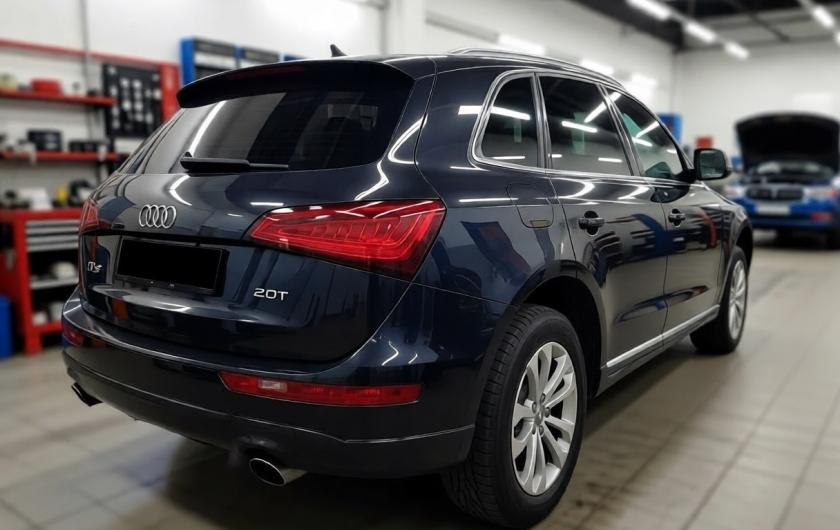 Ауди Q5 после замены масла в редукторе в автотехцентре