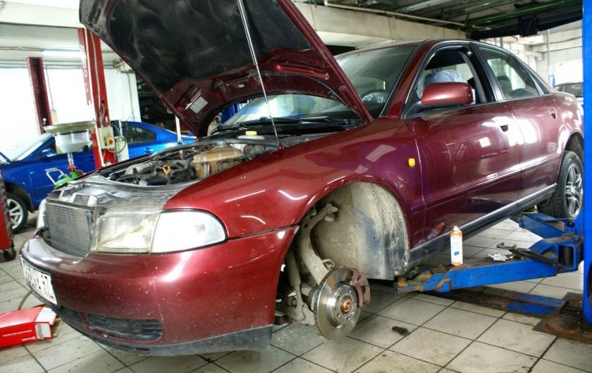 Ауди в автосервисе